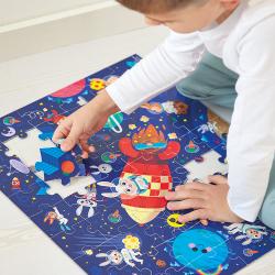 Janod Puzzle v kufrku Raketa vo vesmre 11